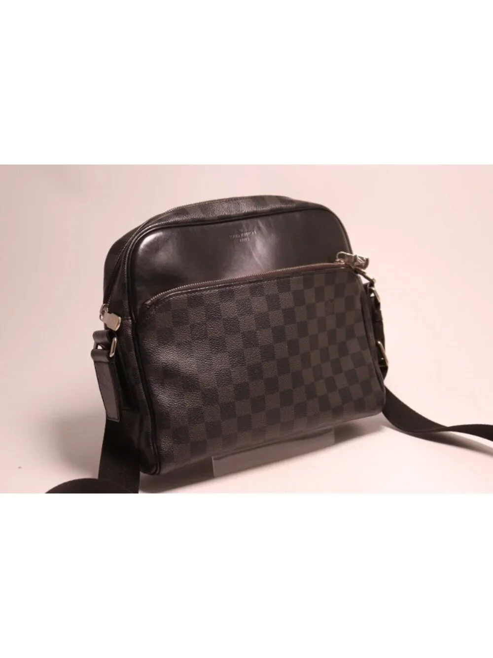 Louis Vuitton Damier Graphite Date PM Shoulder Bag
